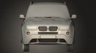 Автомобили и транспорт (BMW X3 E83 2003, CARS_5116) 3D модель для ЧПУ станка