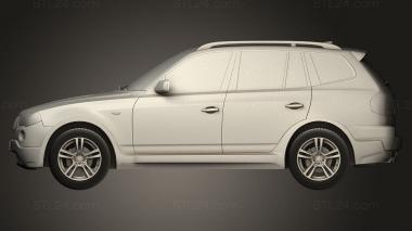 Автомобили и транспорт (BMW X3 E83 2003, CARS_5116) 3D модель для ЧПУ станка