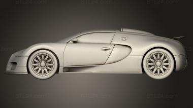 Автомобили и транспорт (Для bugatti veyron, CARS_5177) 3D модель для ЧПУ станка