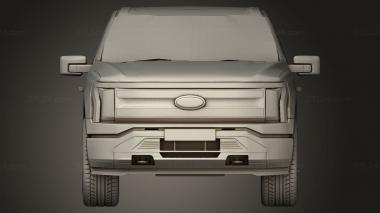 Автомобили и транспорт (Ford F 150 Lightning, CARS_5181) 3D модель для ЧПУ станка