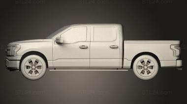 Автомобили и транспорт (Ford F 150 Lightning, CARS_5181) 3D модель для ЧПУ станка