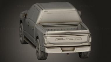 Автомобили и транспорт (Ford F 150 Lightning, CARS_5181) 3D модель для ЧПУ станка