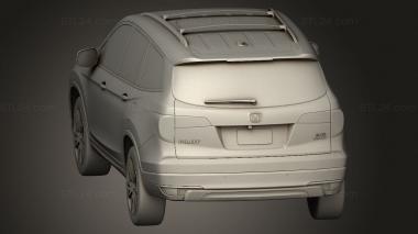 Vehicles (honda pilot 2019, CARS_5190) 3D models for cnc