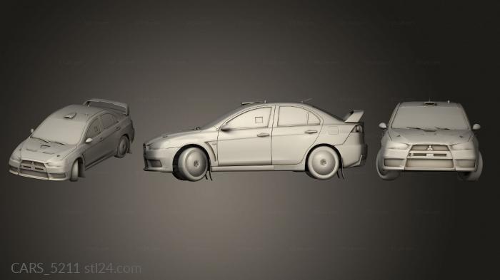 Vehicles (CARS_5211) 3D models for cnc