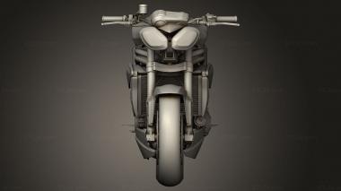 Vehicles (triumph speed triple, CARS_5247) 3D models for cnc