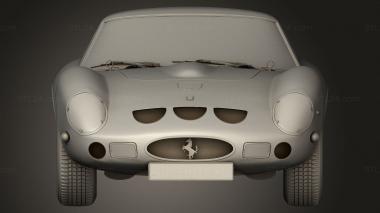 Автомобили и транспорт (Ferrari 250 GTO I линейки 1962, CARS_5265) 3D модель для ЧПУ станка