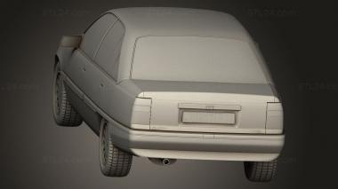 Vehicles (Opel Omega Mk1 A sedan 1987, CARS_5272) 3D models for cnc