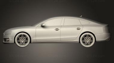 Автомобили и транспорт (Audi S5 Sportback 2011 2011, CARS_5284) 3D модель для ЧПУ станка