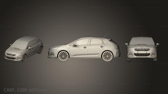Автомобили и транспорт (CARS_5289) 3D модель для ЧПУ станка
