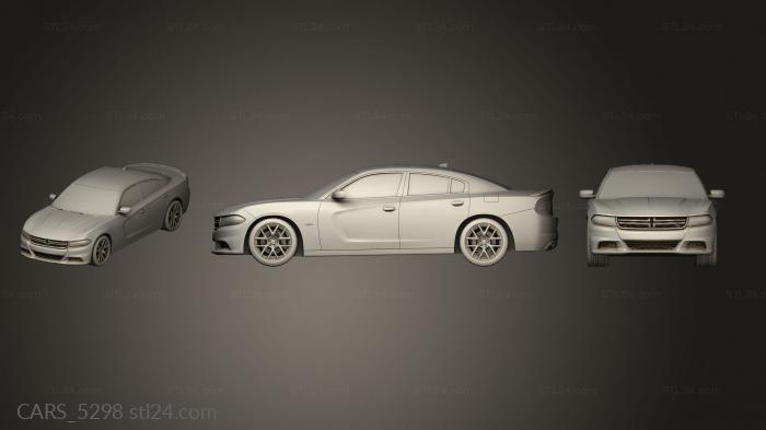 Автомобили и транспорт (CARS_5298) 3D модель для ЧПУ станка