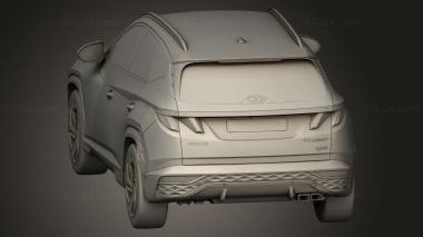 Автомобили и транспорт (Hyund tucson, CARS_5304) 3D модель для ЧПУ станка