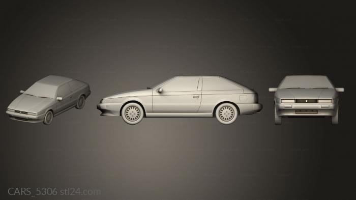 Автомобили и транспорт (CARS_5306) 3D модель для ЧПУ станка