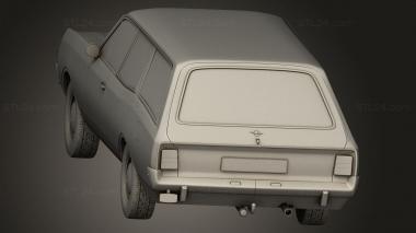 Vehicles (Opel Rekord Mk6 C caravan 1967, CARS_5315) 3D models for cnc