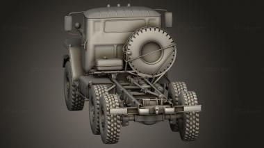 Vehicles (russian military truck ural, CARS_5322) 3D models for cnc