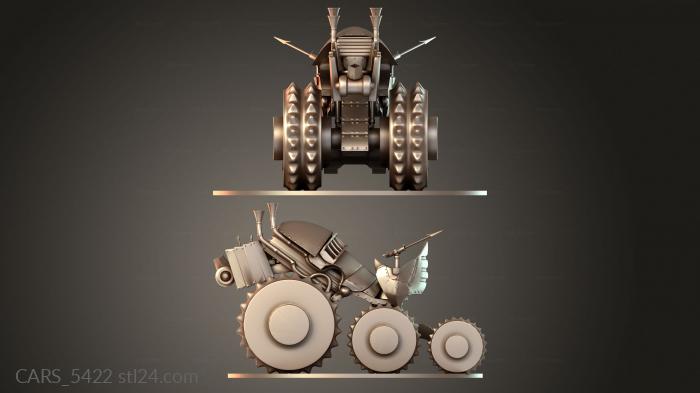 Автомобили и транспорт (CARS_5422) 3D модель для ЧПУ станка