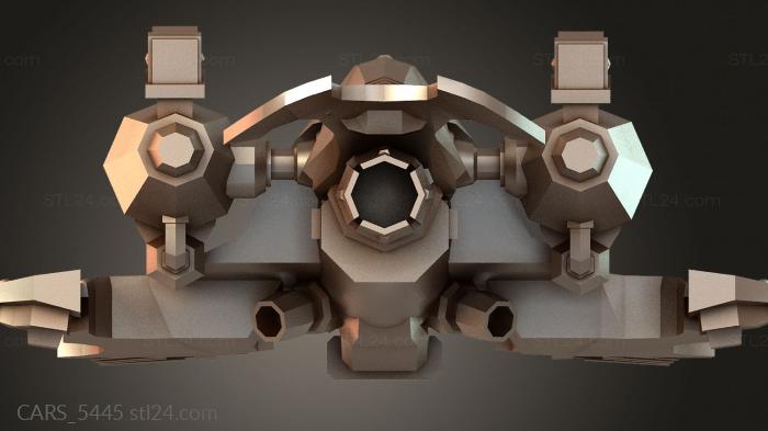 Автомобили и транспорт (CARS_5445) 3D модель для ЧПУ станка
