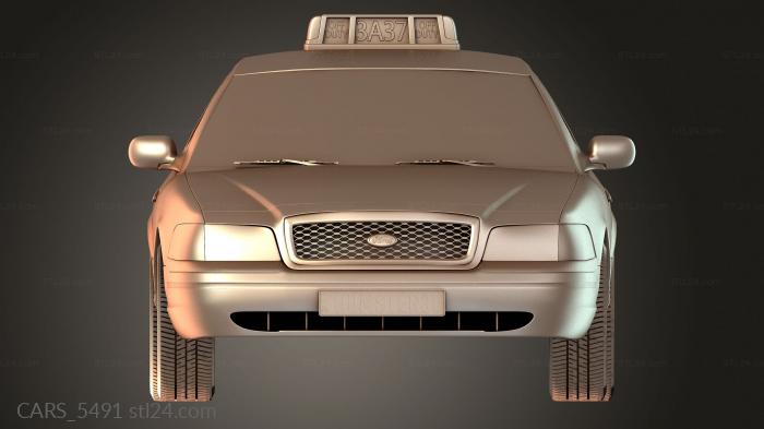 Автомобили и транспорт (CARS_5491) 3D модель для ЧПУ станка