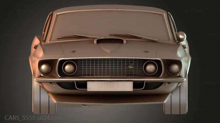 Автомобили и транспорт (CARS_5555) 3D модель для ЧПУ станка