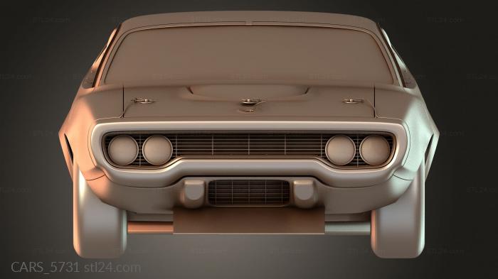 Автомобили и транспорт (CARS_5731) 3D модель для ЧПУ станка