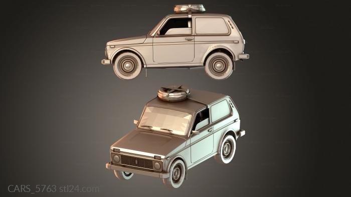 Автомобили и транспорт (CARS_5763) 3D модель для ЧПУ станка