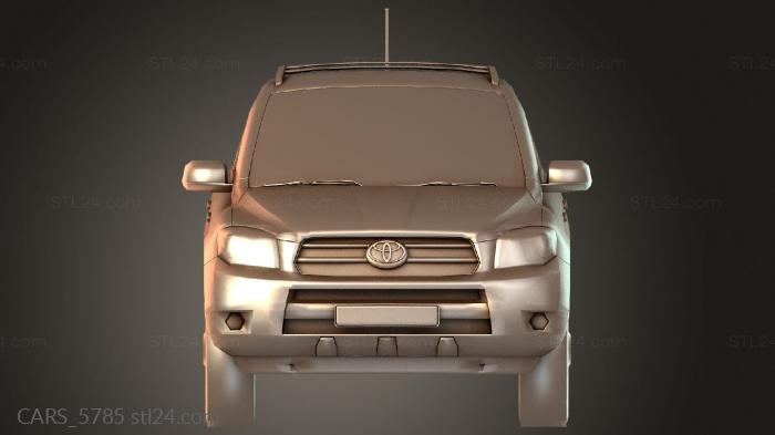 Автомобили и транспорт (CARS_5785) 3D модель для ЧПУ станка