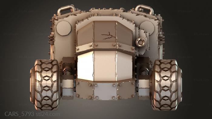 Автомобили и транспорт (CARS_5793) 3D модель для ЧПУ станка