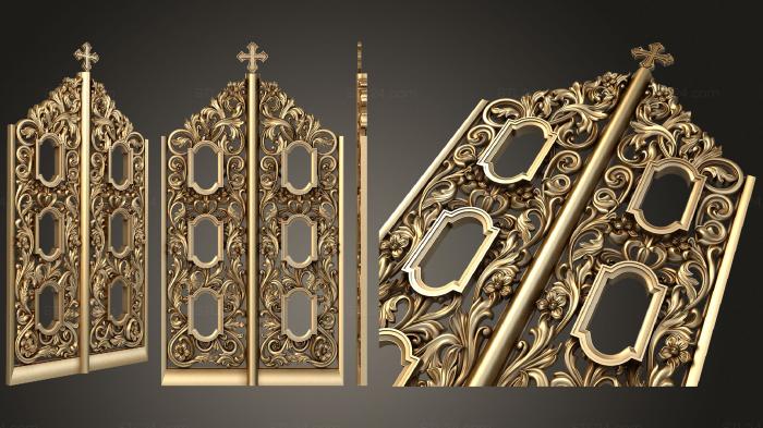 Gates (Royal doors new version, CV_0104) 3D models for cnc