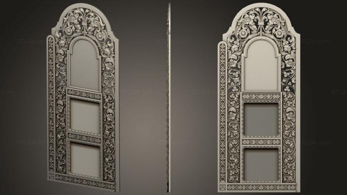 Царские врата (Дьяконские врата, CV_0108) 3D модель для ЧПУ станка