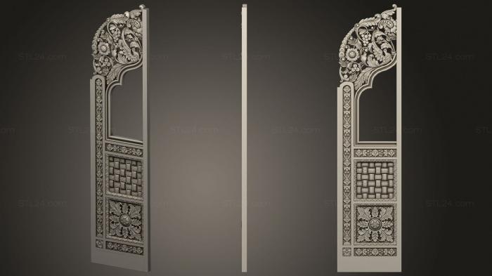 Царские врата (Дьяконские врата версия1, CV_0110) 3D модель для ЧПУ станка