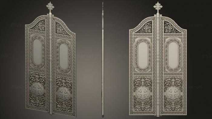 Царские врата (Царские врата, CV_0112) 3D модель для ЧПУ станка