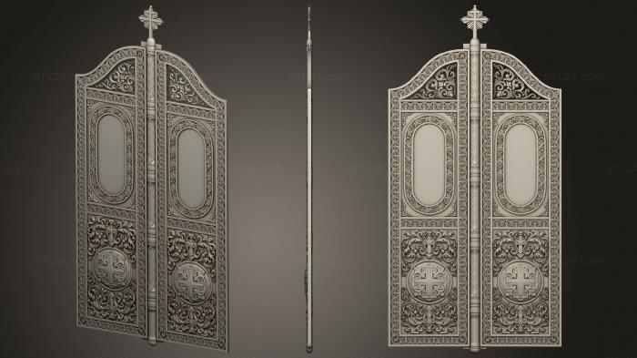 Царские врата (Врата царские, CV_0113) 3D модель для ЧПУ станка
