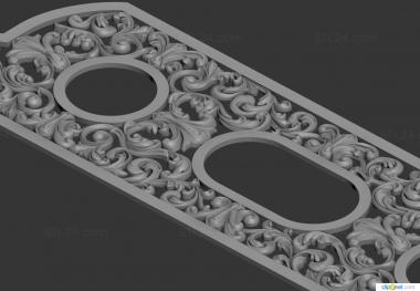 Gates (The king's gate, CV_0120) 3D models for cnc