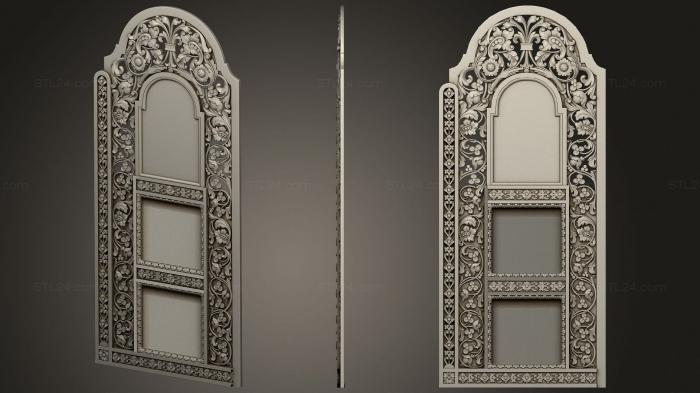 Царские врата (Дьяконские врата, CV_0124) 3D модель для ЧПУ станка
