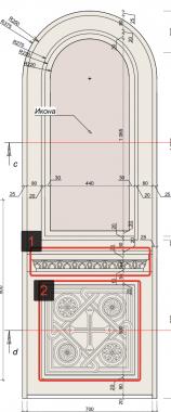 Gates (Church gate set of parts, CV_0127) 3D models for cnc