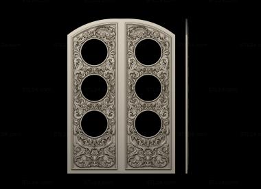 Gates (Royal gate with openwork carving, CV_0128) 3D models for cnc