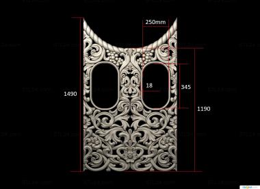 Gates (New version of the CV0004 model, CV_0130) 3D models for cnc