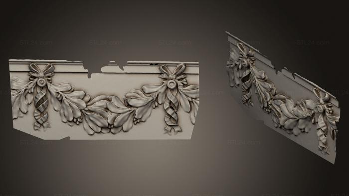 Carved Decors (Guirlande Shangri La, CARVD_0024) 3D models for cnc