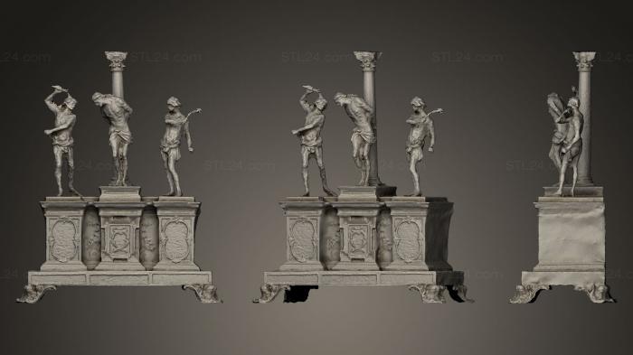 Carved furniture and interior items (The scourging of Christ, CARVDM_0013) 3D models for cnc