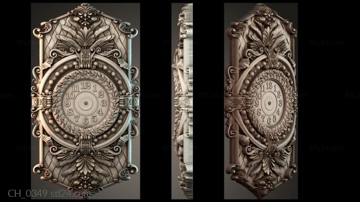 Часы (CH_0349) 3D модель для ЧПУ станка