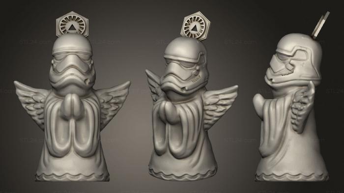 Chibi Funko (Angel Star Wars Clone, CHIBI_0004) 3D models for cnc