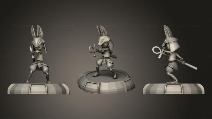 Chibi Funko (Anubis the guardian of the underworld, CHIBI_0007) 3D models for cnc