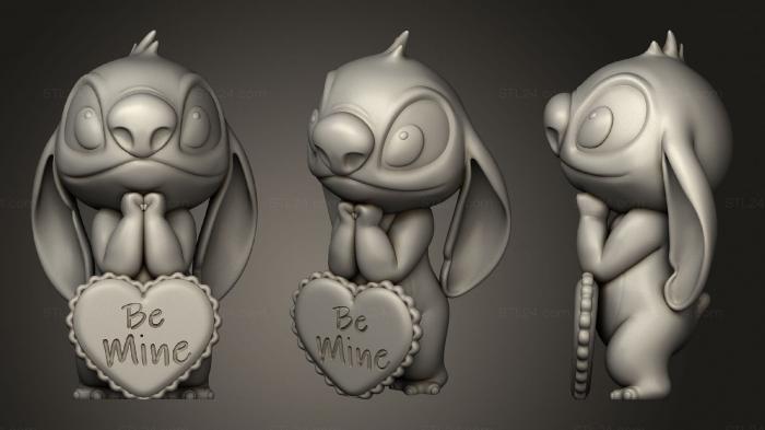 Chibi Funko (Be Mine Valentine s Stitch, CHIBI_0032) 3D models for cnc