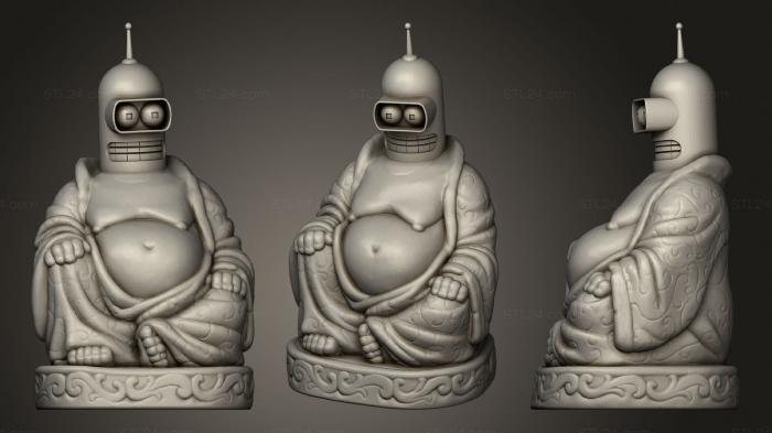 Chibi Funko (Buddha Bender, CHIBI_0054) 3D models for cnc
