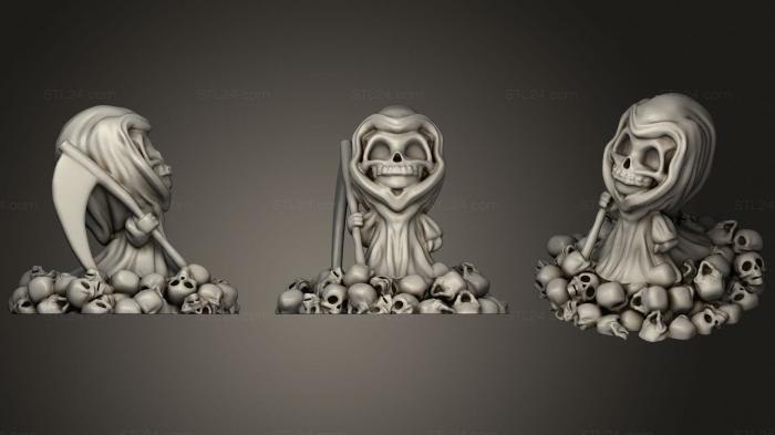 Chibi Funko (Chibi Grim on Skulls, CHIBI_0106) 3D models for cnc