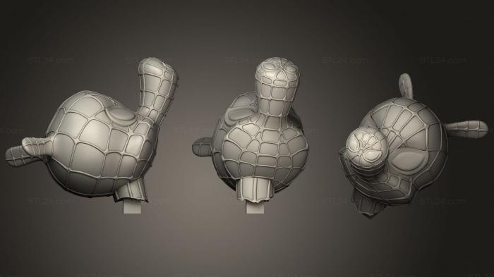 Chibi Funko (Chibi Spider Man, CHIBI_0121) 3D models for cnc