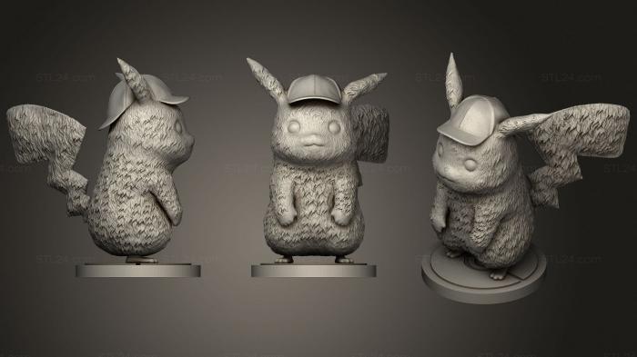 Chibi Funko (Detective Pikachu, CHIBI_0169) 3D models for cnc