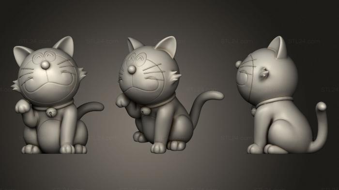 Chibi Funko (Doraemon Lucky Cat, CHIBI_0178) 3D models for cnc