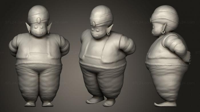 Chibi Funko (Dragon ball mr popo, CHIBI_0183) 3D models for cnc