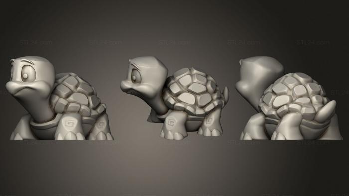 Chibi Funko / Чиби Фанко (Густав - черепаха, CHIBI_0263) 3D модель для ЧПУ станка
