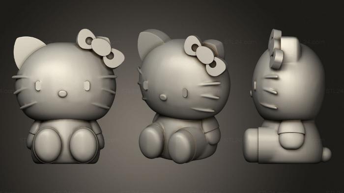 Chibi Funko (Hello Kitty, CHIBI_0266) 3D models for cnc